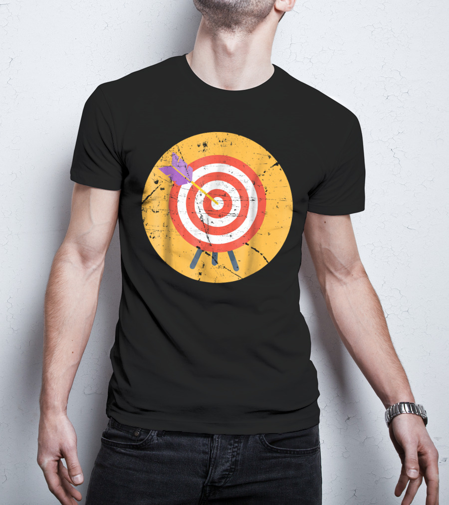 Archery Target Sport Arrows Bullseye T-Shirt