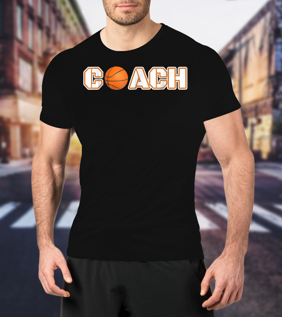 Coach Basketball Ball Coach T-Shirt