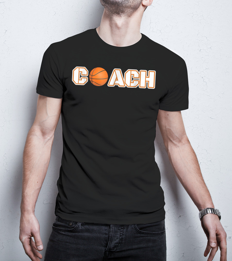 Coach Basketball Ball Coach T-Shirt