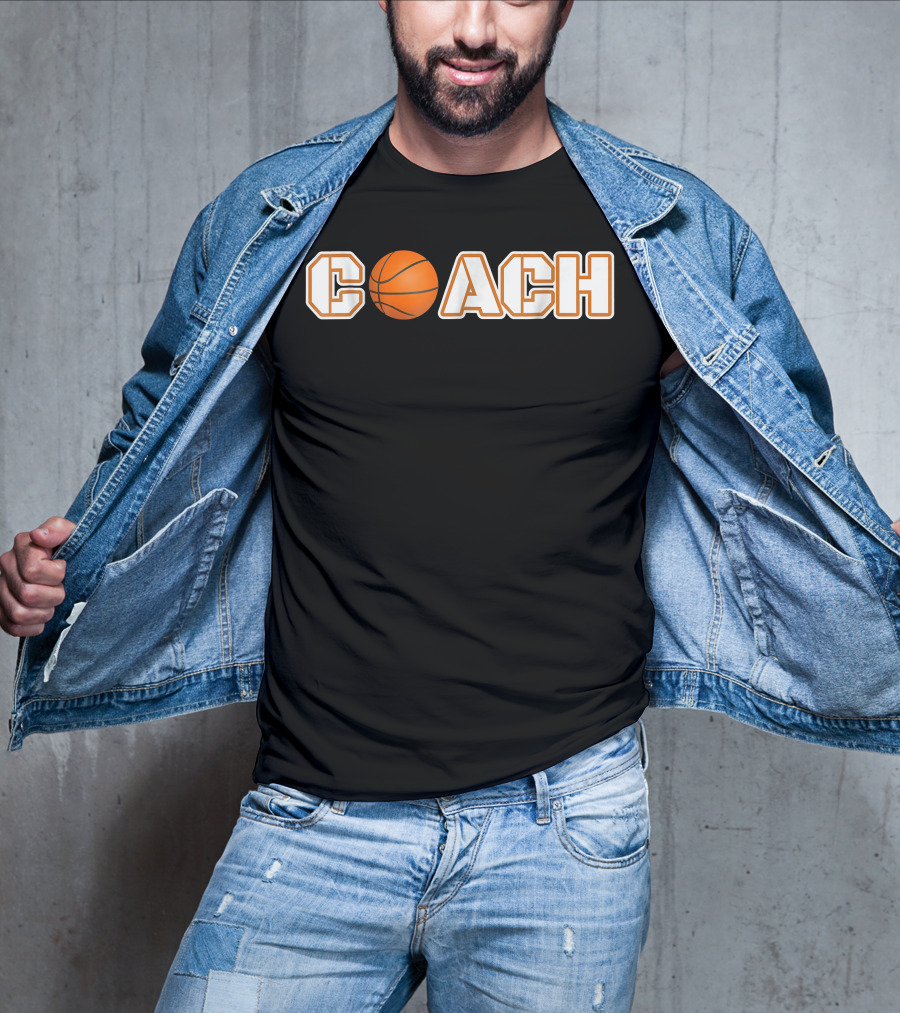 Coach Basketball Ball Coach T-Shirt