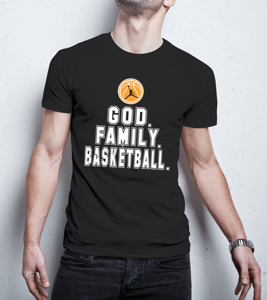 God Family Basketball Logo Iconic Trio T-Shirt