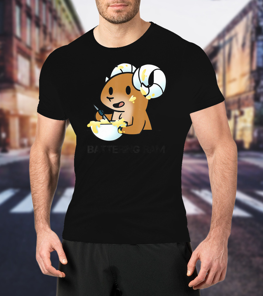 Battering Ram Funny Baking Me Ram Mixing Bowl T-Shirt