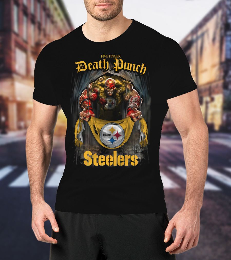 Five Finger Death Punch Steelers T-Shirt