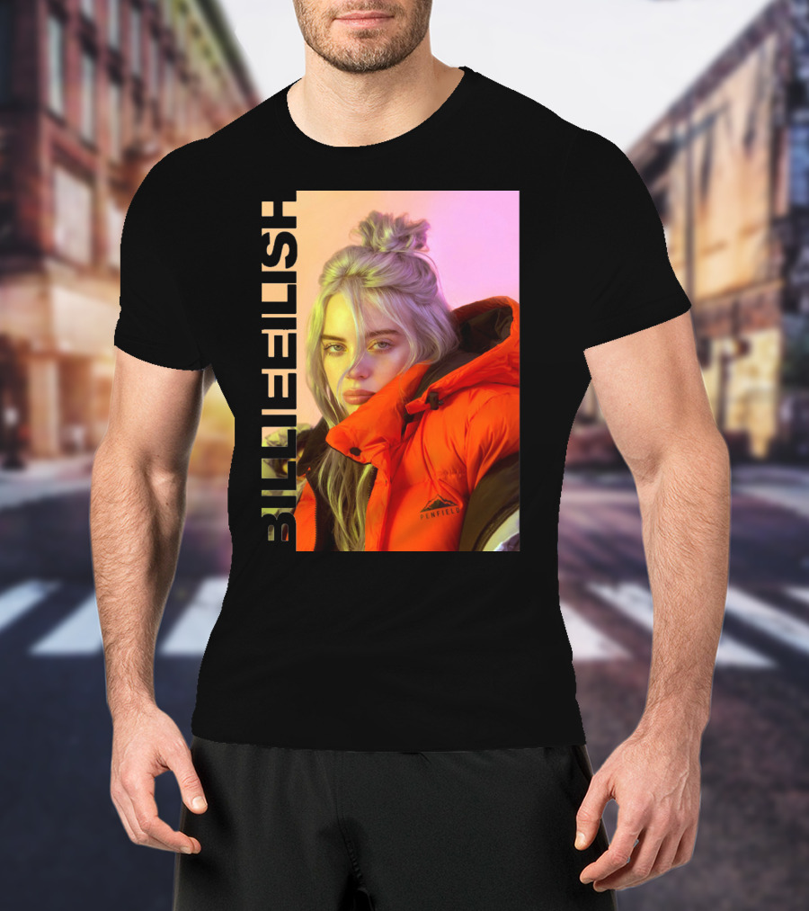 Billie Eilish Penfield Jacket Bold Typography T-Shirt