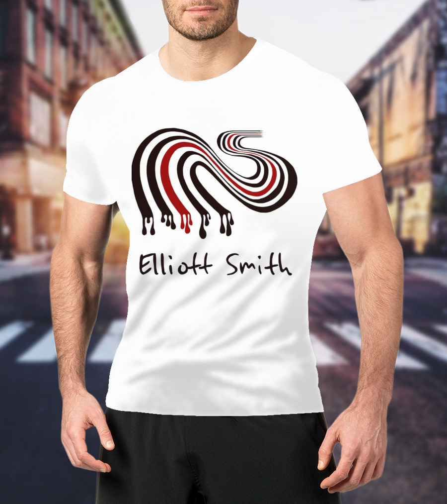 Elliott Smith Dripping Figure 8 Revised T-Shirt