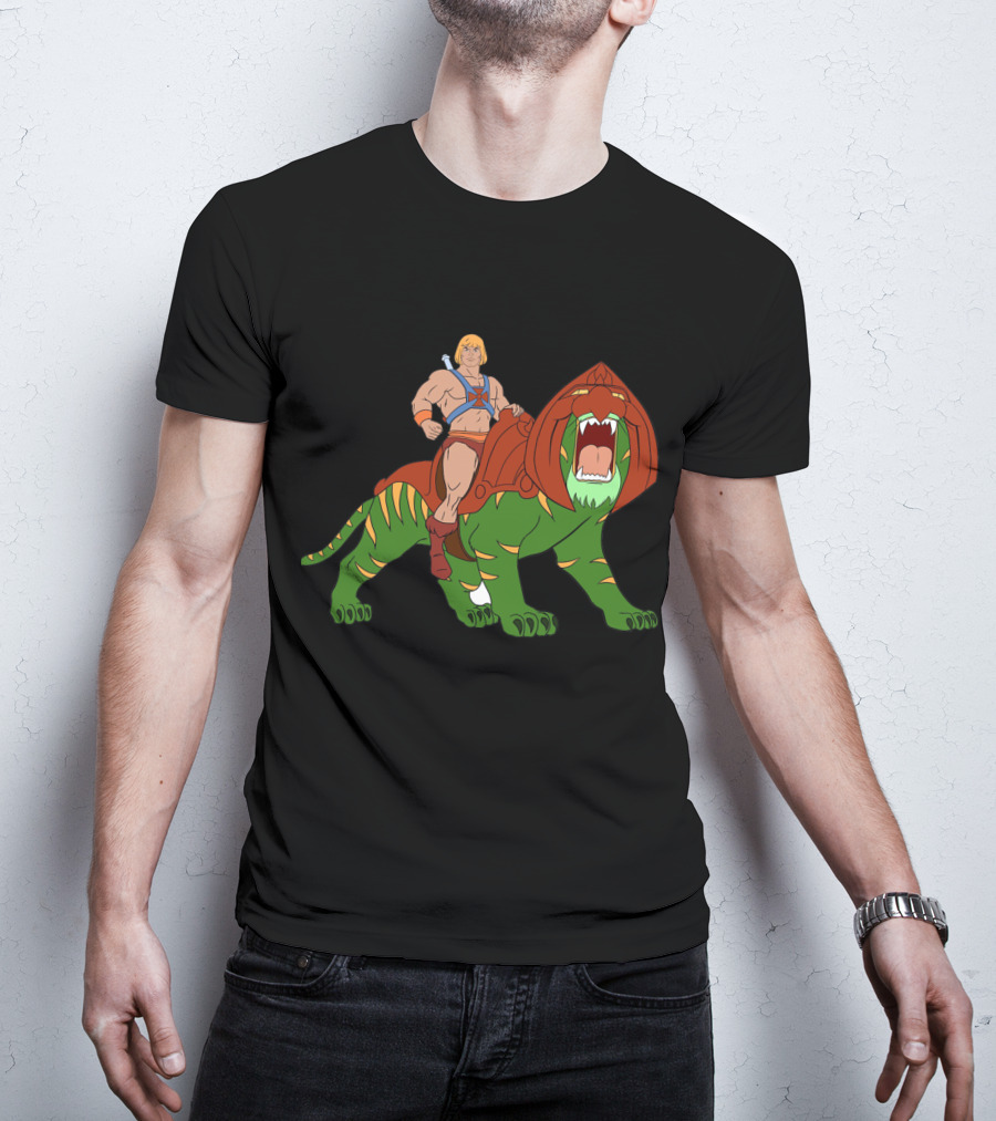 He-Man And BattleCat Classic Filmation T-Shirt