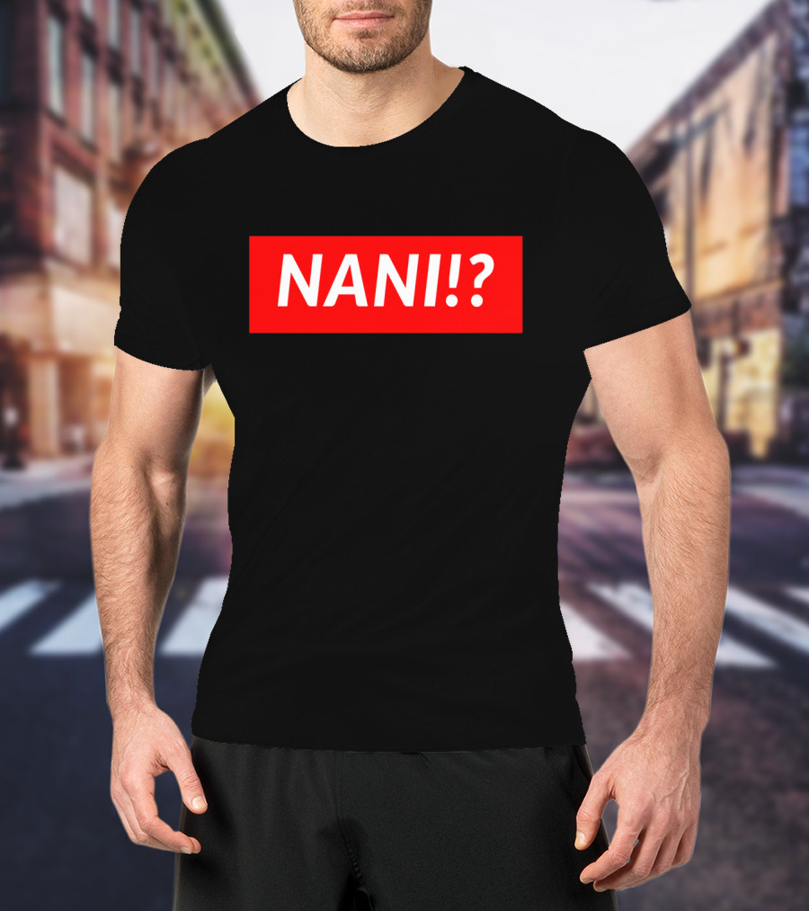 NANI? Red Box Text T-Shirt