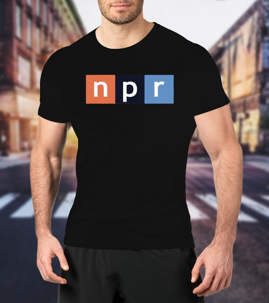 Npr Logo Block Lettering T-Shirt