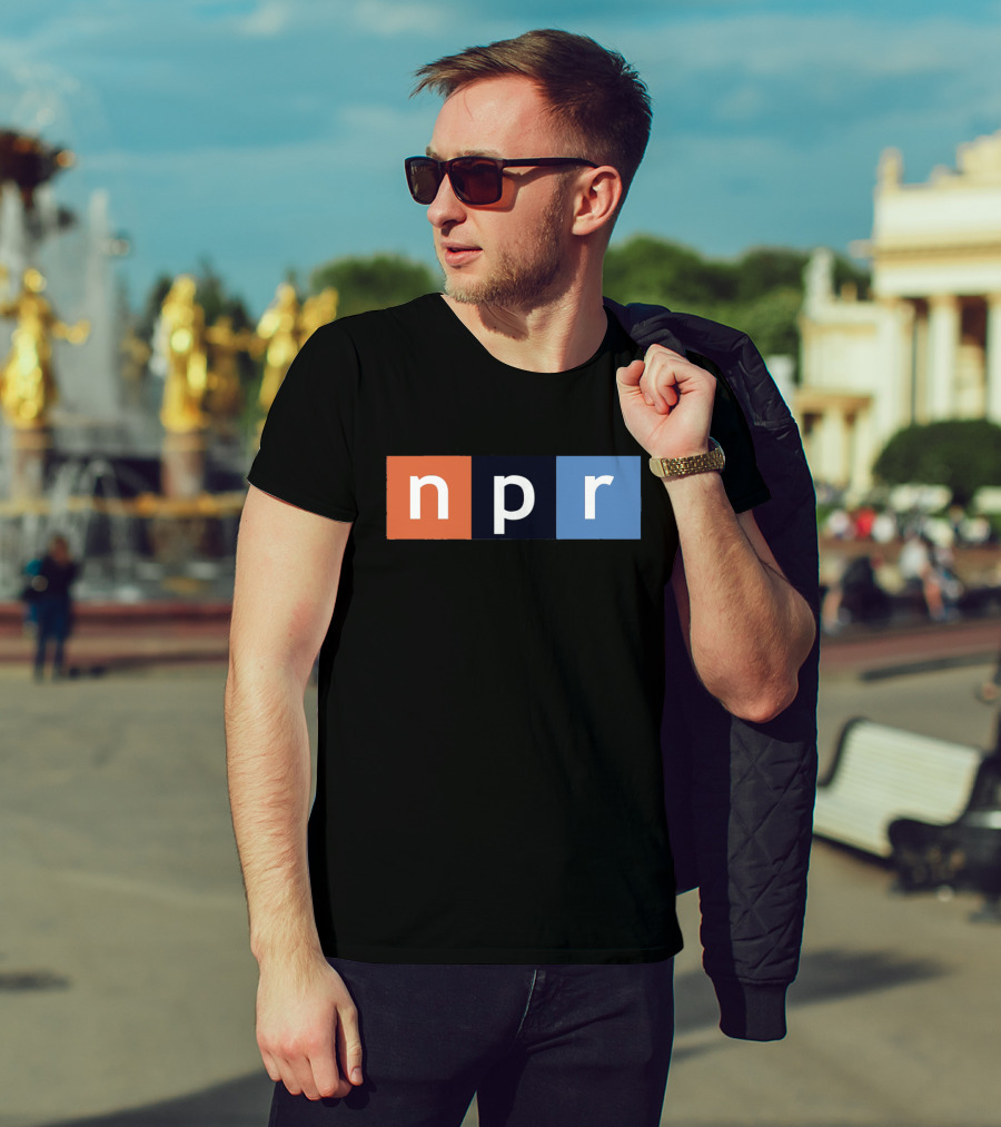 Npr Logo Block Lettering T-Shirt