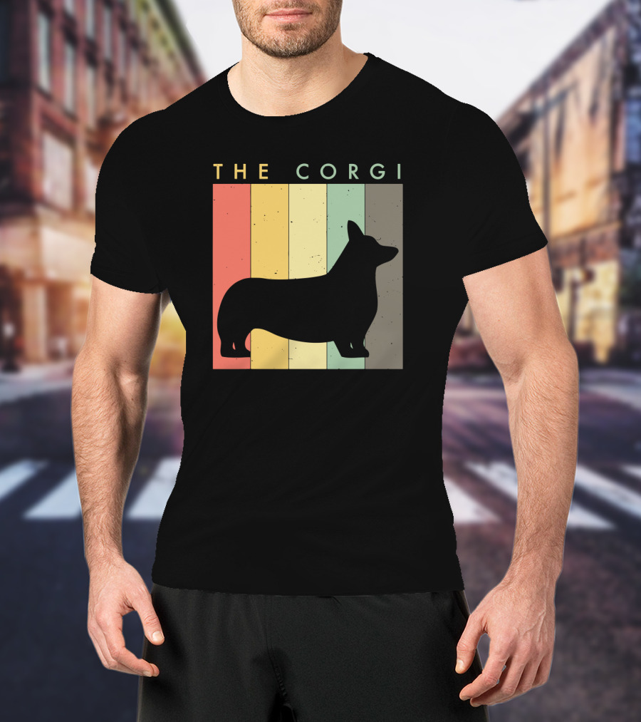 The Corgi Retro Vintage Dog T-Shirt