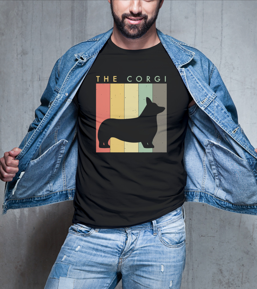The Corgi Retro Vintage Dog T-Shirt