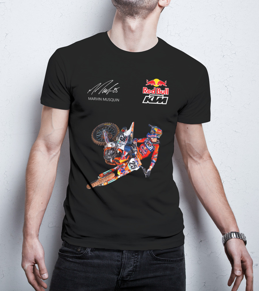 Marvin Musquin Red Bull KTM Racing Action Signature T-Shirt