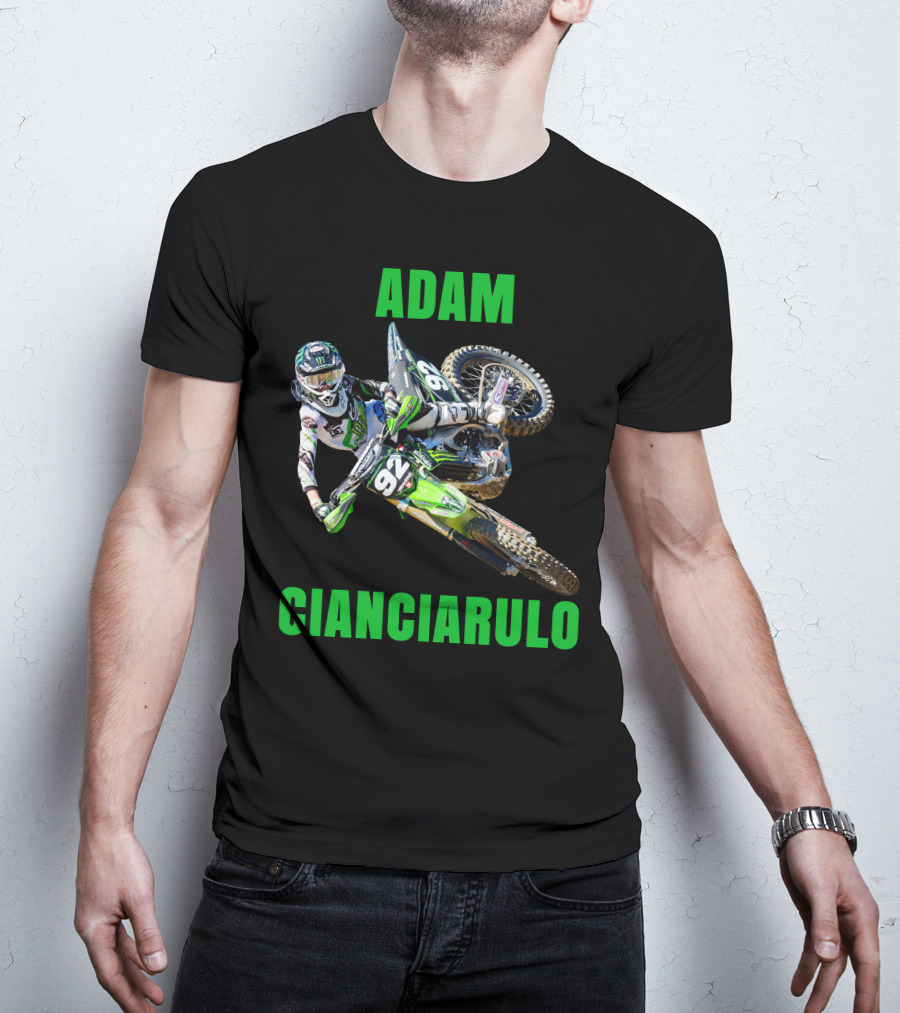Adam Cianciarulo Motocross Racer 92 Action Image T-Shirt