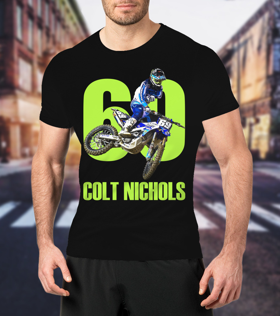 Colt Nichols 60 Motocross Rider Action T-Shirt