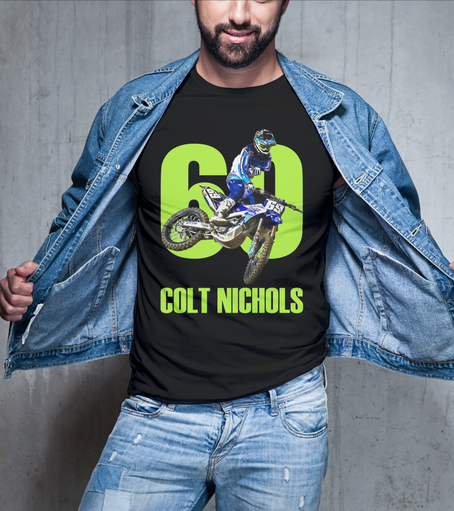 Colt Nichols 60 Motocross Rider Action T-Shirt