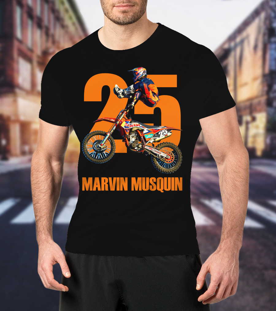 Marvin Musquin 25 KTM Motocross Stunt T-Shirt