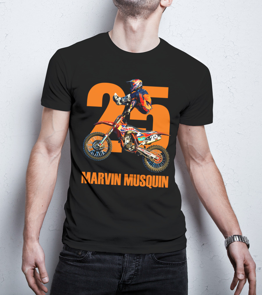 Marvin Musquin 25 KTM Motocross Stunt T-Shirt