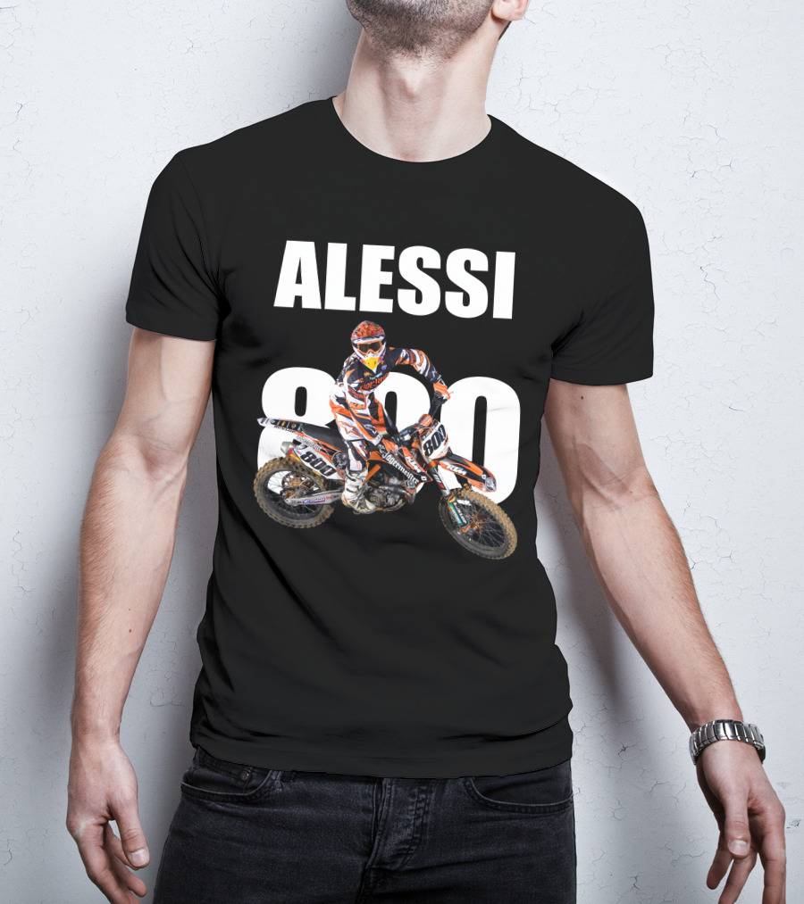 Alessi 800 Motocross Rider Racing Gear T-Shirt