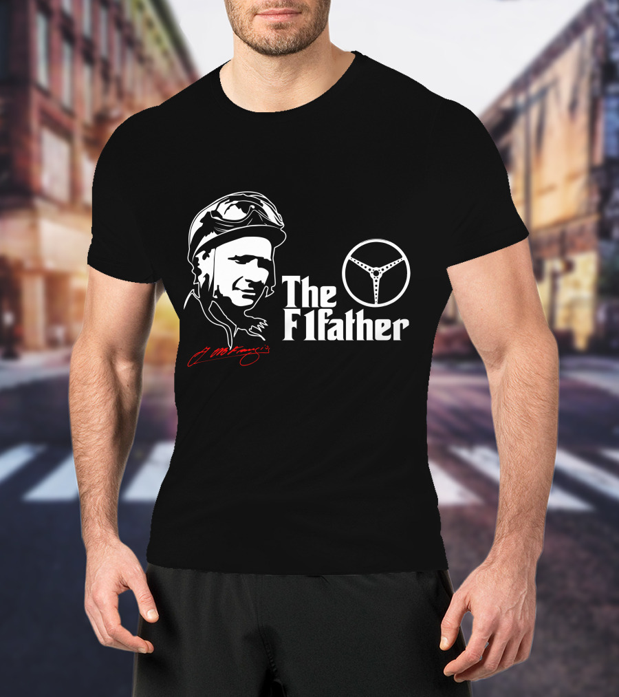 The F1 Father Juan Manuel Fangio Mercedes-Benz T-Shirt