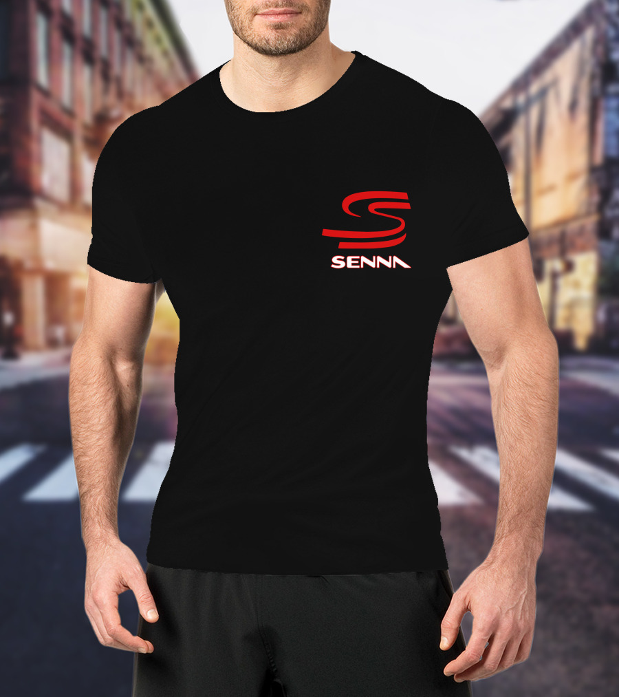 Thank You Ayrton Senna Da Silva Iconic Red S Logo Senna T-Shirt