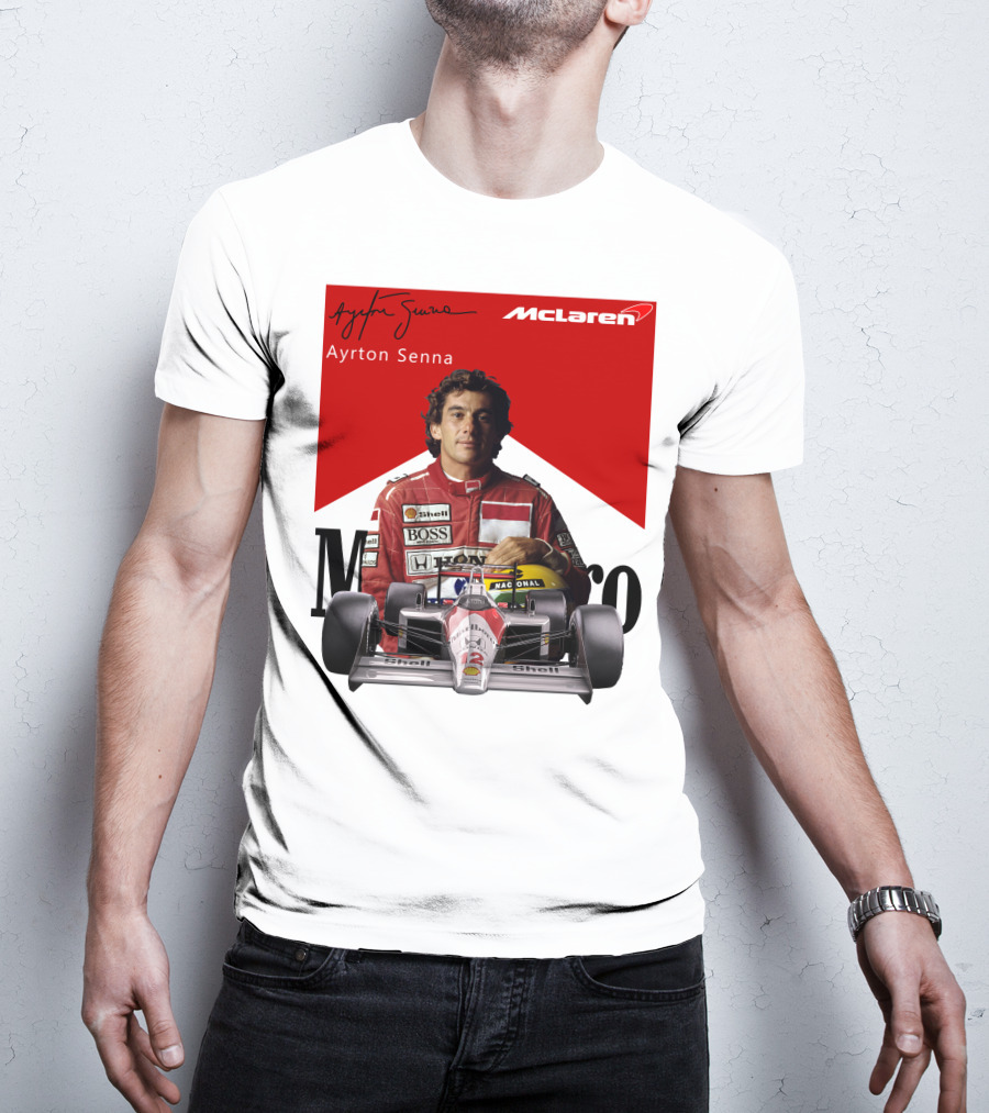 Ayrton Senna McLaren Racing Legend T-Shirt