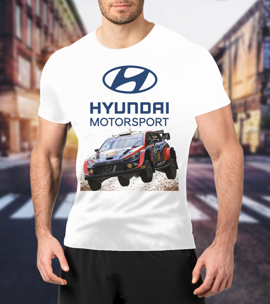 Hyundai Motorsport Neuville Rally Car Team T-Shirt