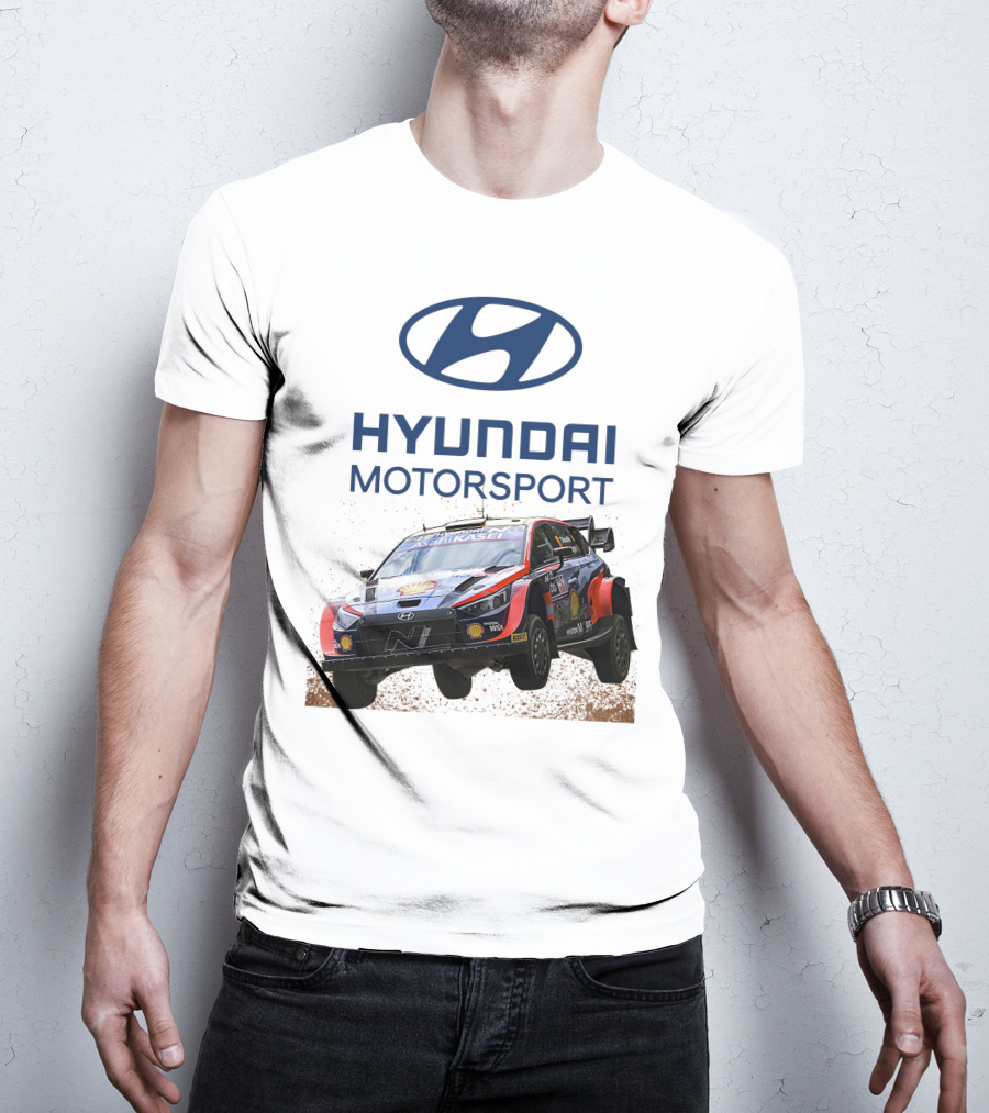 Hyundai Motorsport Neuville Rally Car Team T-Shirt