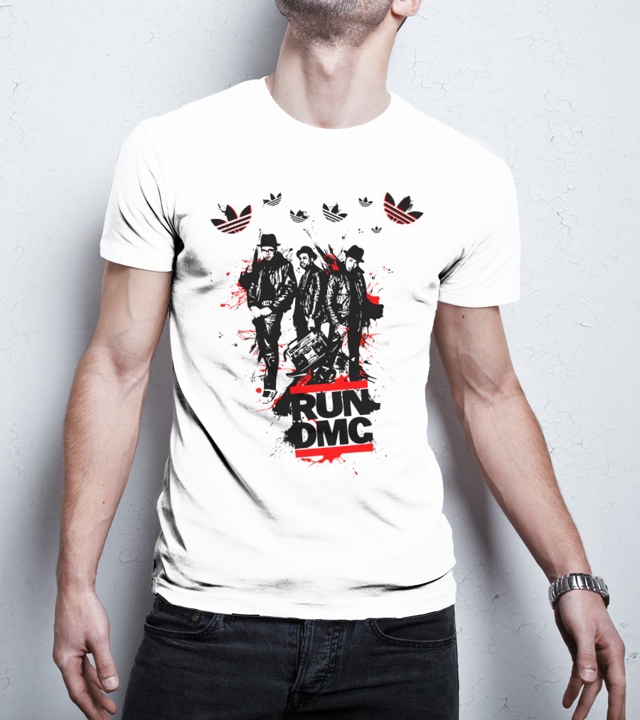 Run DMC Hip-Hop Legends With Symbols T-Shirt
