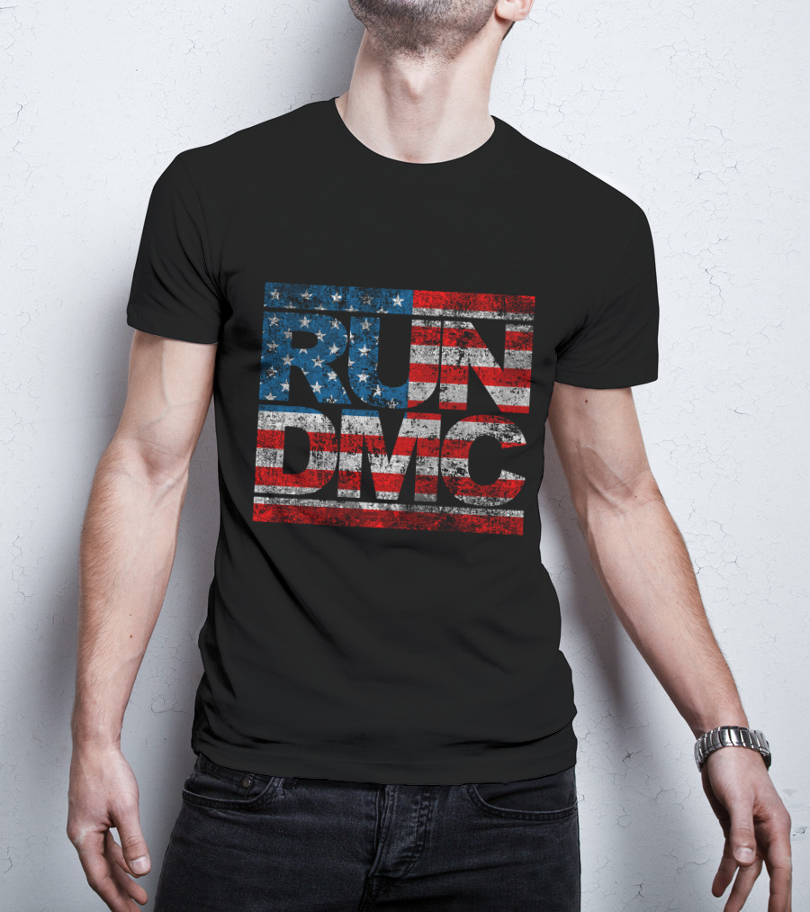 RUN DMC American Flag Style 63 T-Shirt