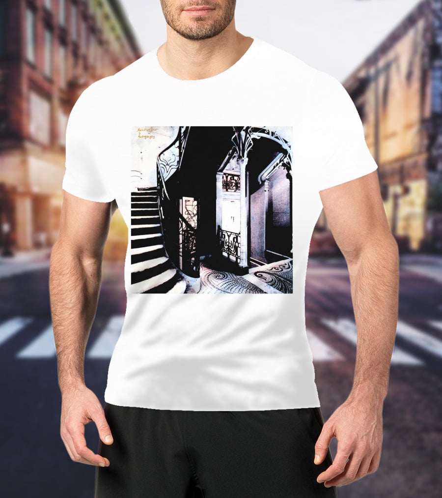 Cocteau Twins Heaven Or Las Vegas Art Nouveau Staircase T-Shirt