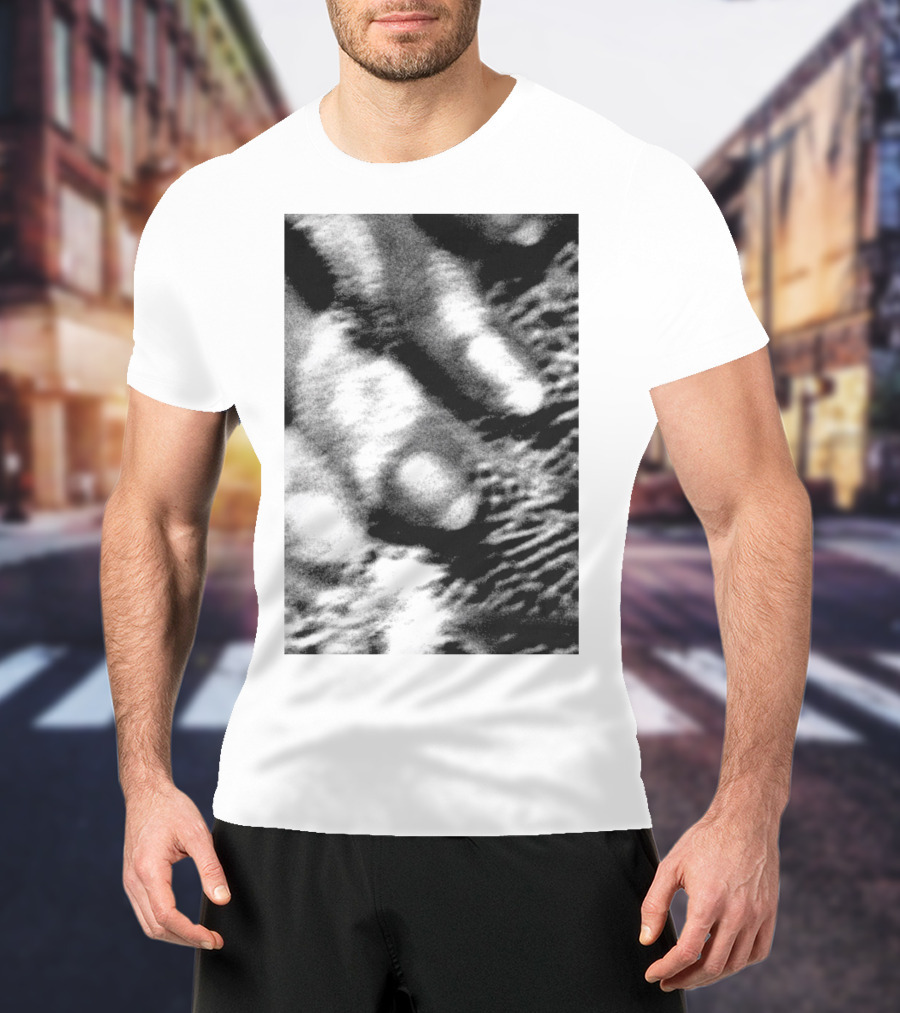 Cocteau Twins 18 Monochrome Abstract Texture T-Shirt