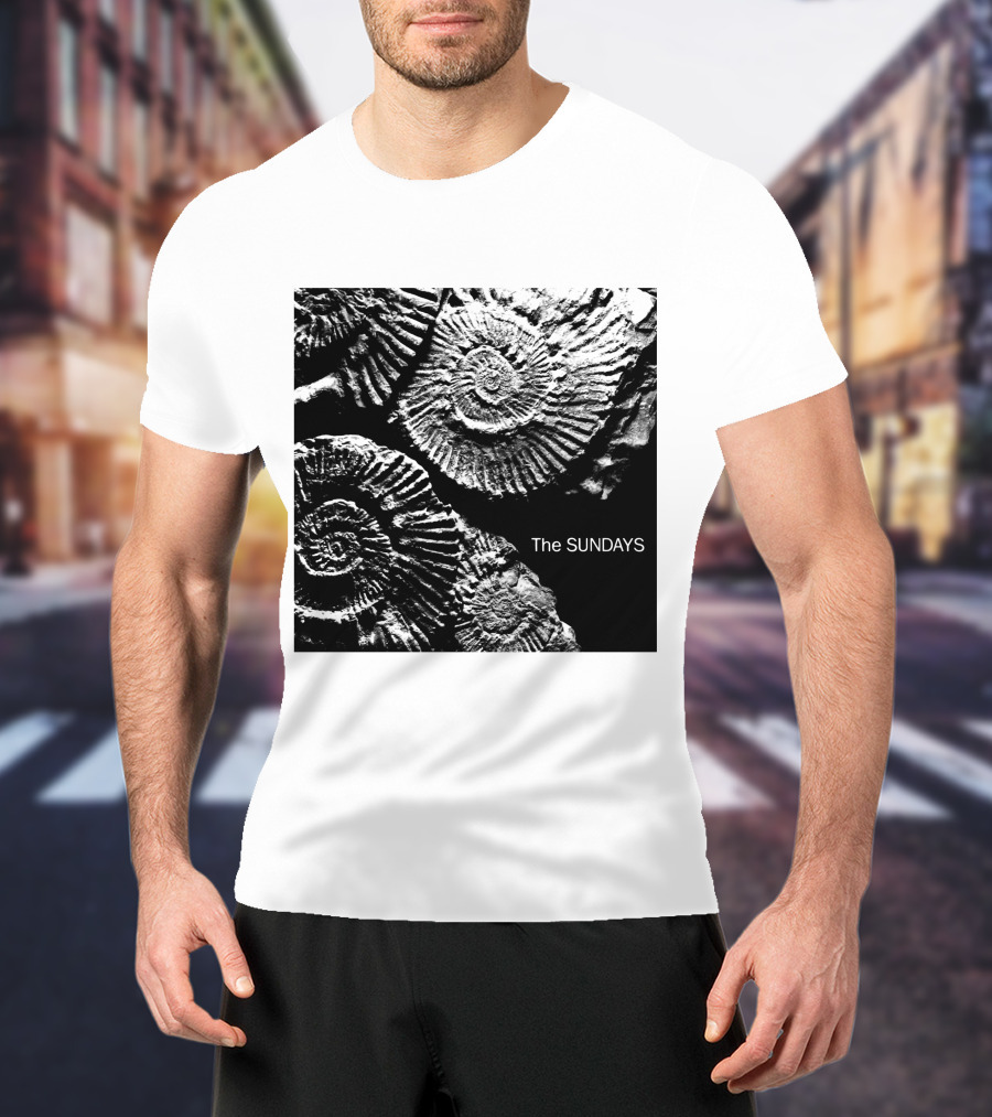 The Sundays Cocteau Twins Ammonite Fossil T-Shirt