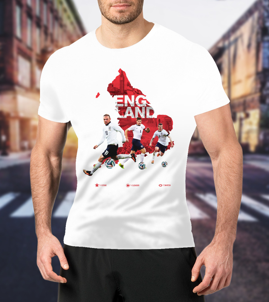 England Soccer Stars The Star The Leader To Watch T-Shirt