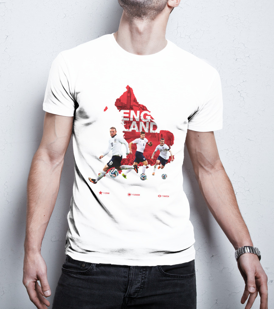 England Soccer Stars The Star The Leader To Watch T-Shirt