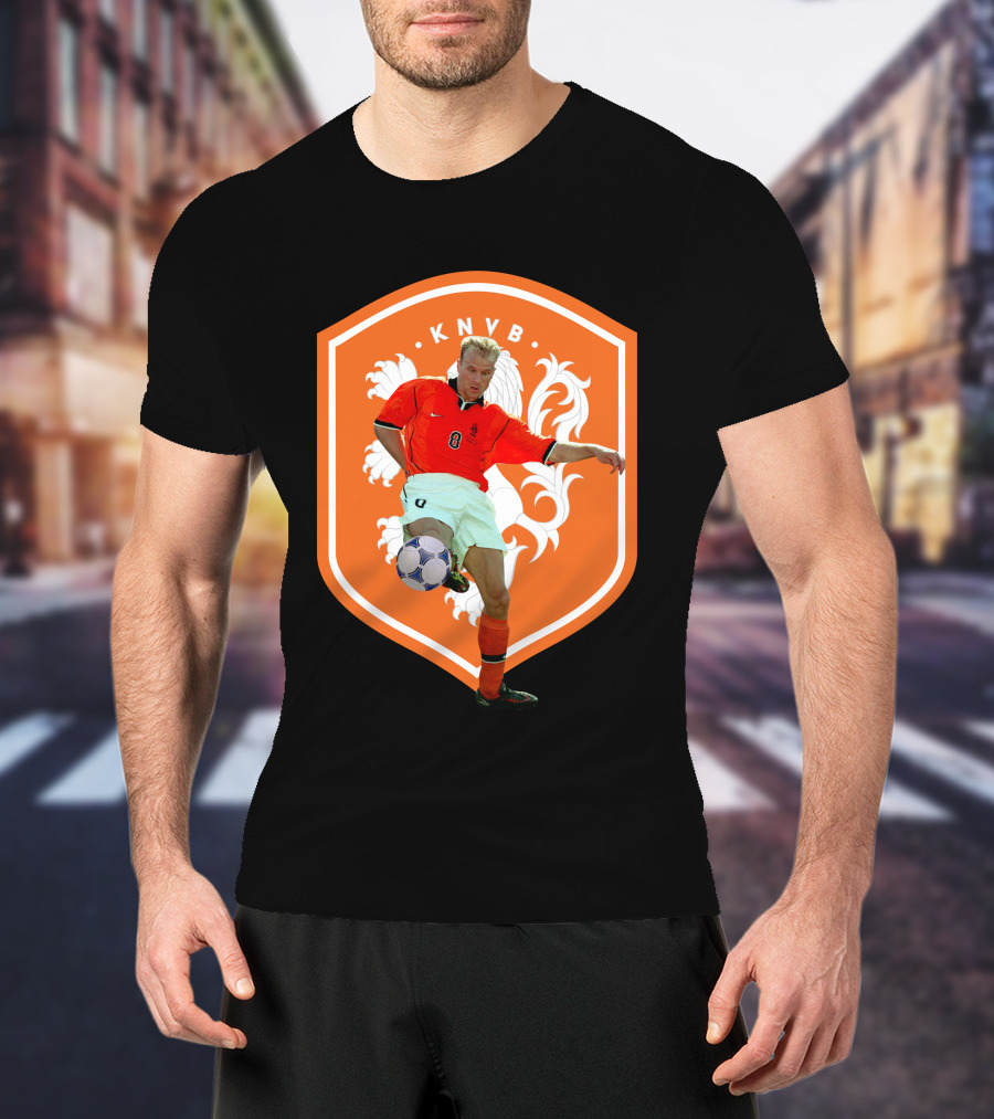 Dennis Bergkamp KNVB Oranje Soccer Legend T-Shirt