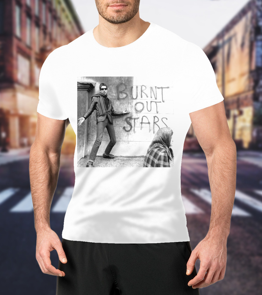 Shane Macgowan Burnt Out Stars Graffiti Photography T-Shirt