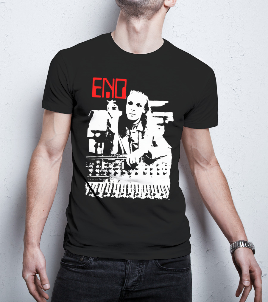 ENO Red Text Minimalist T-Shirt