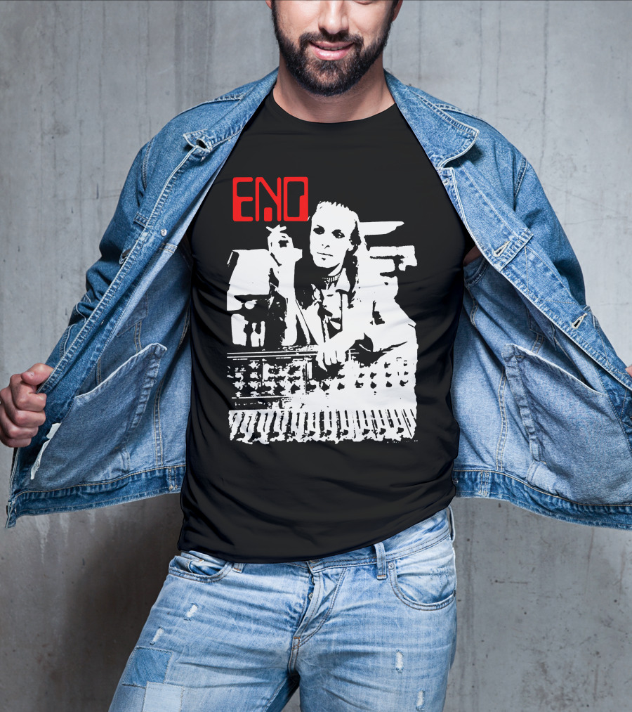 ENO Red Text Minimalist T-Shirt