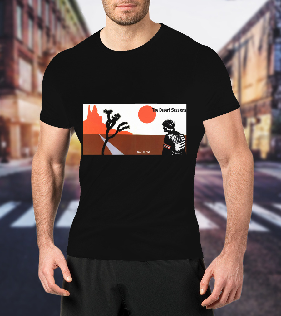 The Desert Sessions Vol III/IV Red Sun Joshua Tree T-Shirt