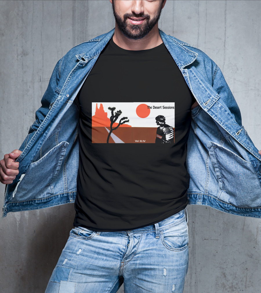 The Desert Sessions Vol III/IV Red Sun Joshua Tree T-Shirt