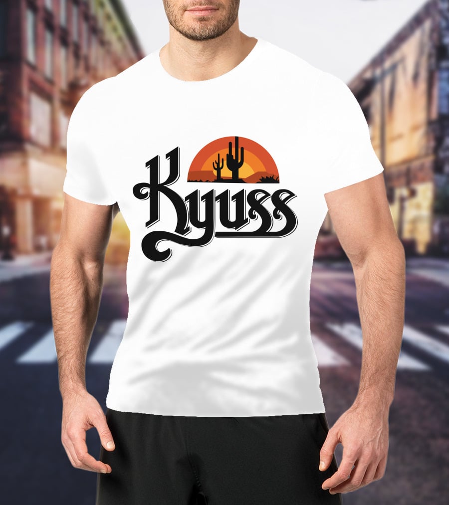Kyuss Rock Metal Desert Sunset Stoner Hard T-Shirt