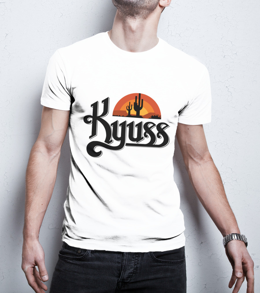 Kyuss Rock Metal Desert Sunset Stoner Hard T-Shirt