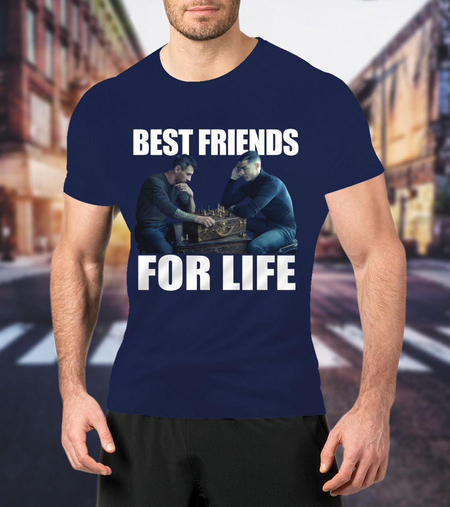 Best Friends For Life Chess Duel T-Shirt
