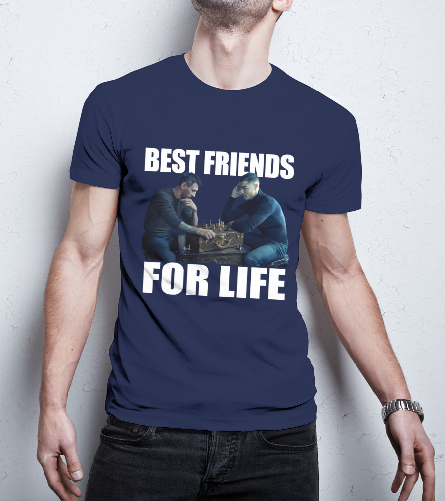 Best Friends For Life Chess Duel T-Shirt