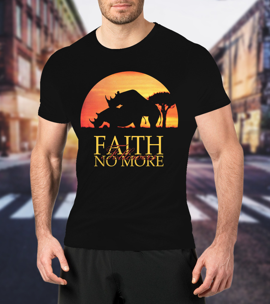Faith No More Easy Followers Rhino Sunset T-Shirt