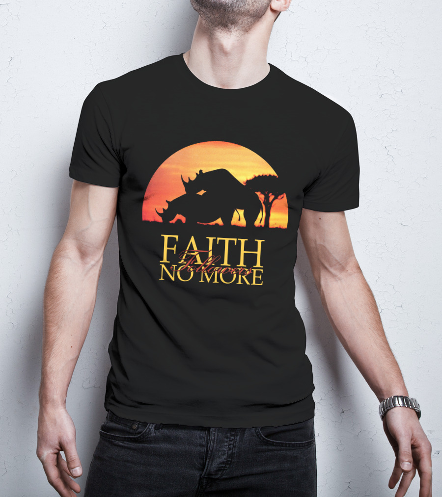 Faith No More Easy Followers Rhino Sunset T-Shirt