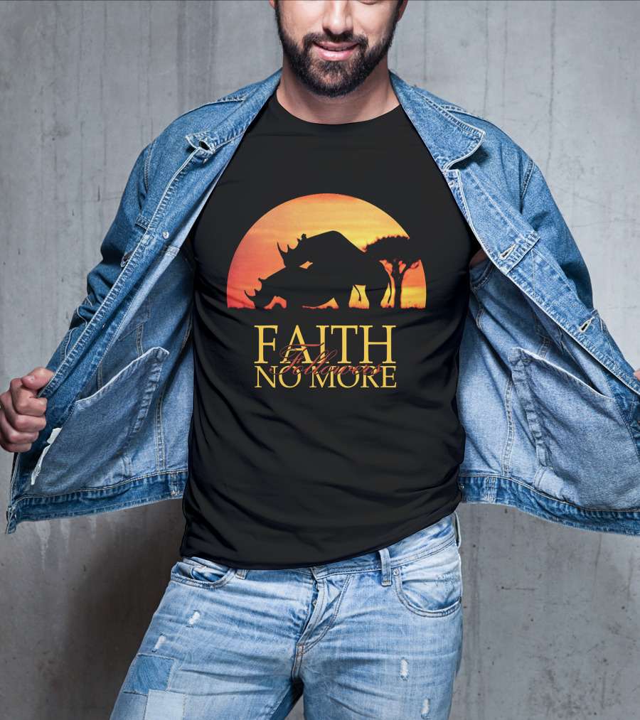 Faith No More Easy Followers Rhino Sunset T-Shirt