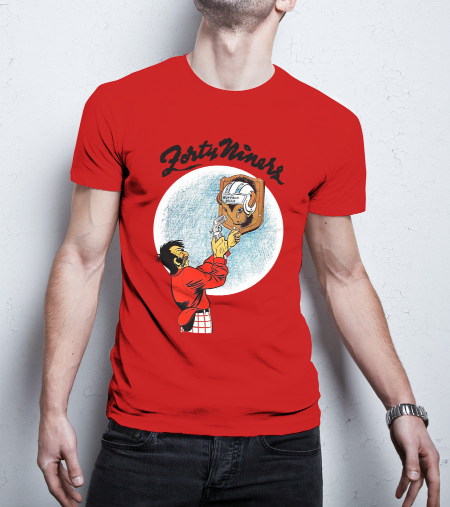 Forty Niner Buffalo Bills Helmet Quirky T-Shirt