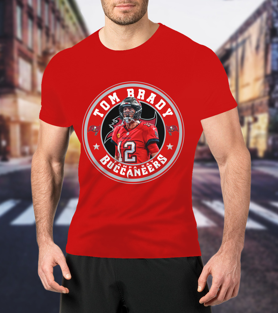 Tom Brady Tampa Bay Buccaneers Number 12 Fan T-Shirt