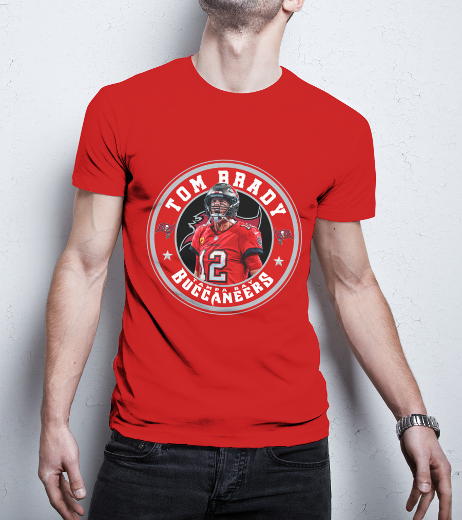 Tom Brady Tampa Bay Buccaneers Number 12 Fan T-Shirt